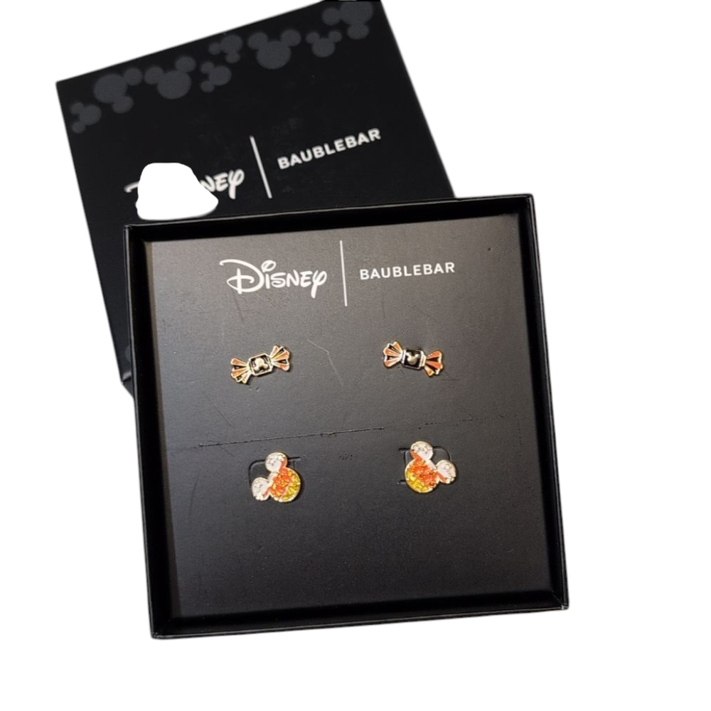 BaubleBar X Disney Mickey Halloween Candy Earrings 2 Pairs